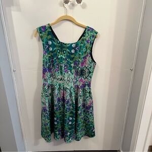 Cynthia Rowley  lined, zip up the back dress